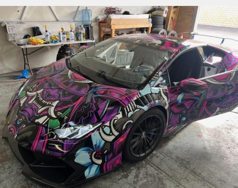Tinted sports car at Mr. Glassworks Phoenix shop